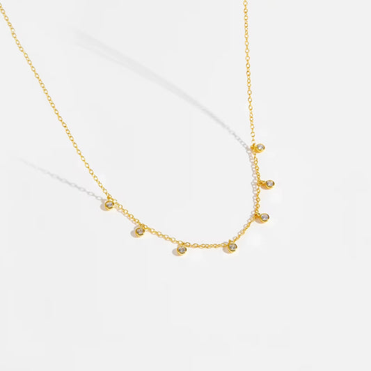 Diamond Bubble Choker Necklace