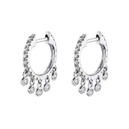 Diamond Bubble Flat Dangles
