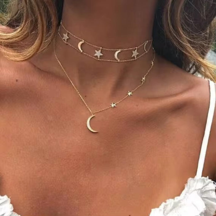 Star Night Choker Necklace