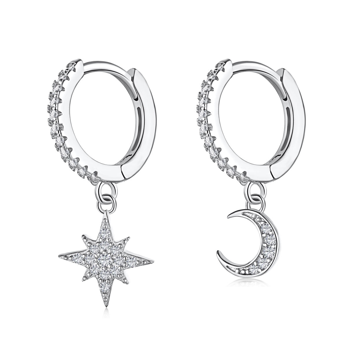 Star Night Zirconia Dangles