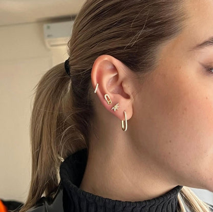 U-Shaped Zirconia Hoops