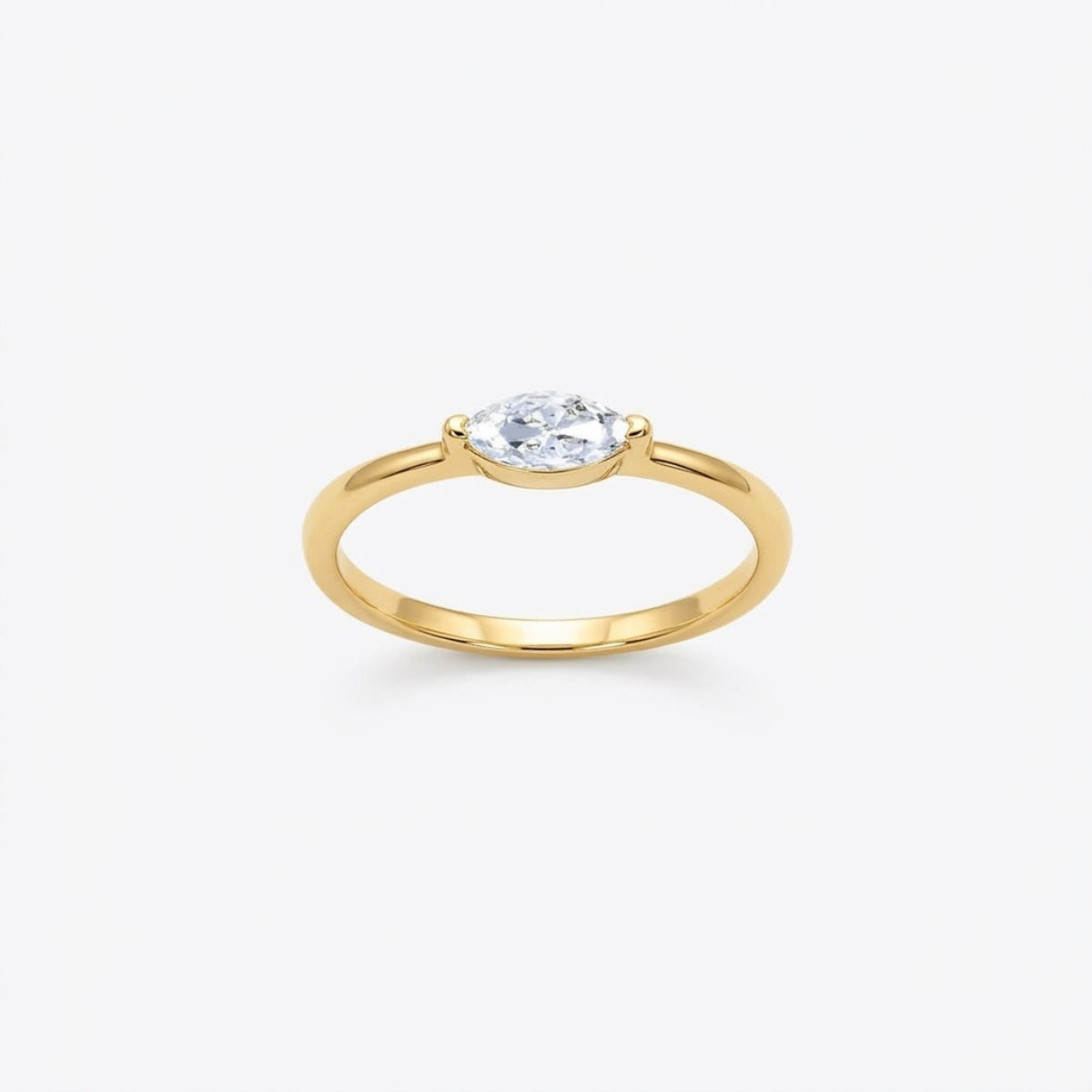 Marquise Eye Pinky Ring