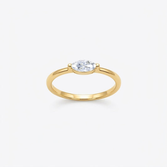 Marquise Eye Pinky Ring
