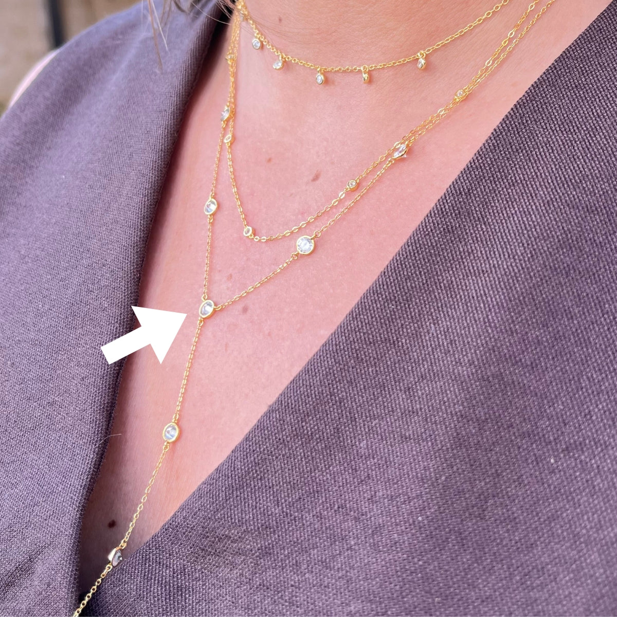 Starlight Y Necklace