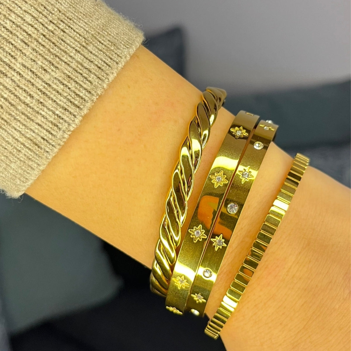 Twisted Cuff Bangle