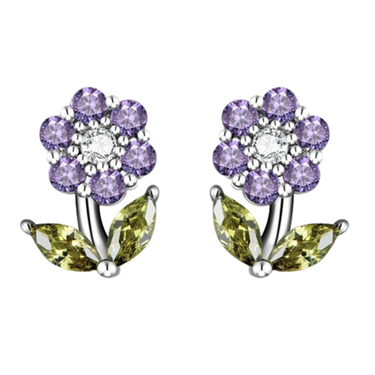 Delicate Flower Studs