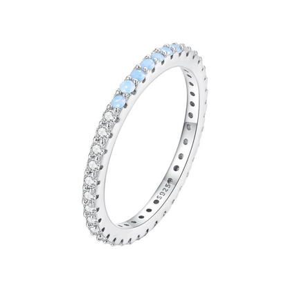 Half Opal Ring