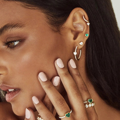 Heart Spark Hoops
