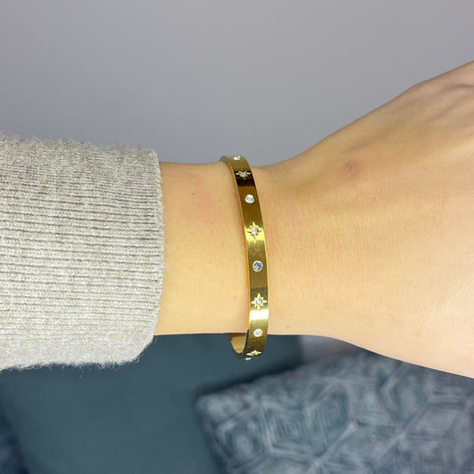 Starry Cuff Bangle
