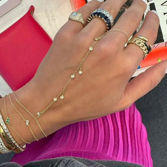 Diamond Bubble Hand Chain