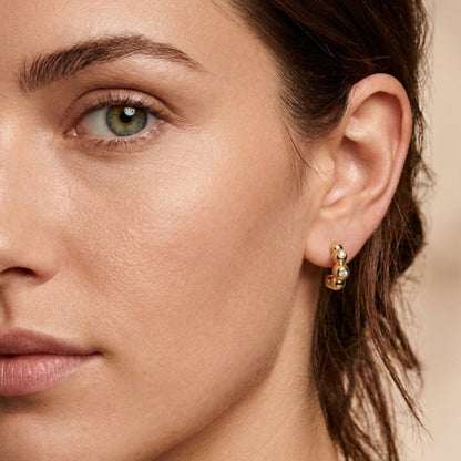 Mini Bubble Half-Moon Hoops